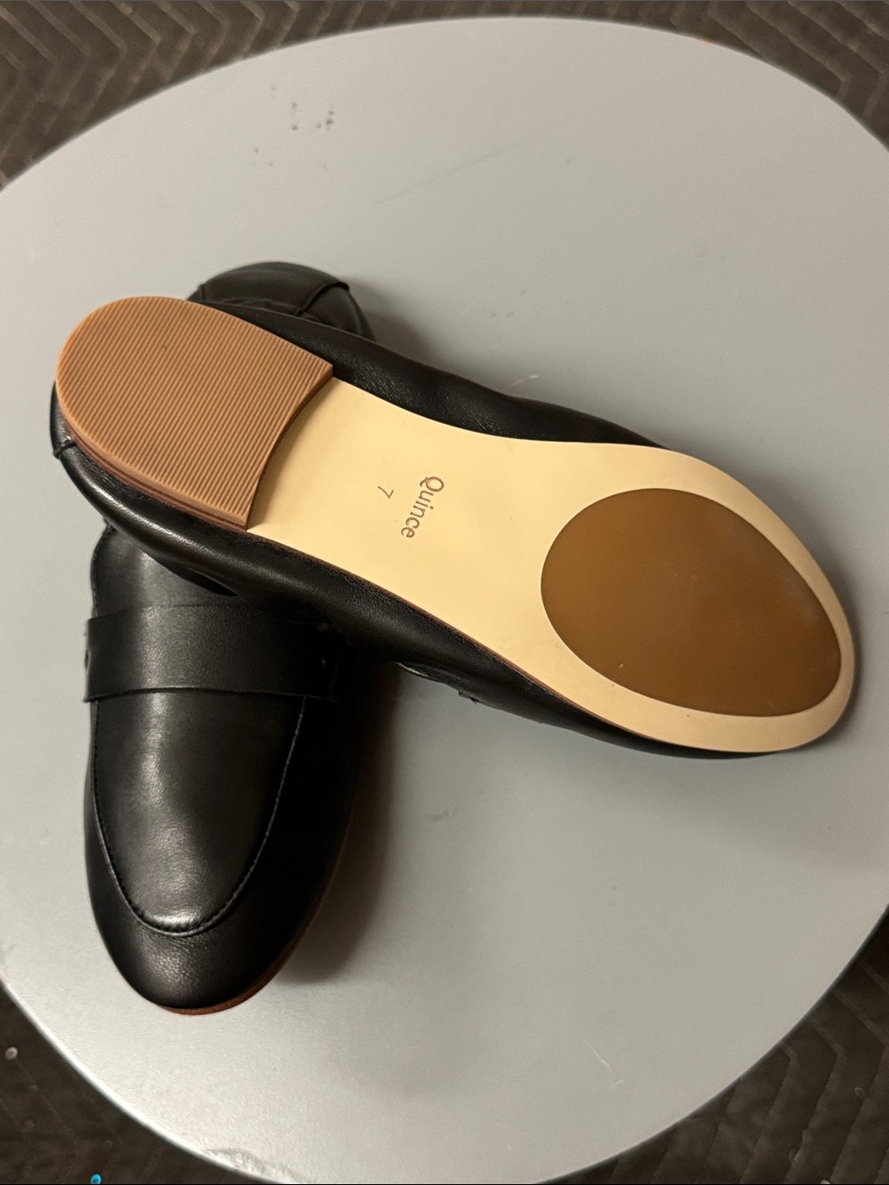 Women’s Quince Italian Leather Soft Loafer/Black Size 7 - Picture 8 of 10